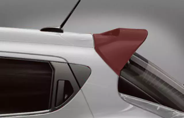 Rear Roof Spoiler - Cayenne Red