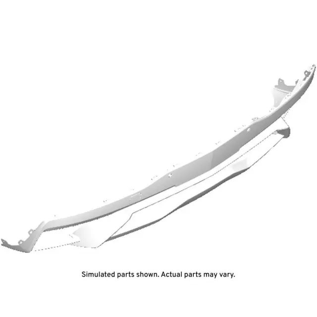 2020-2024 Chevrolet Corvette Carbon Flash Metallic Rear Lower  