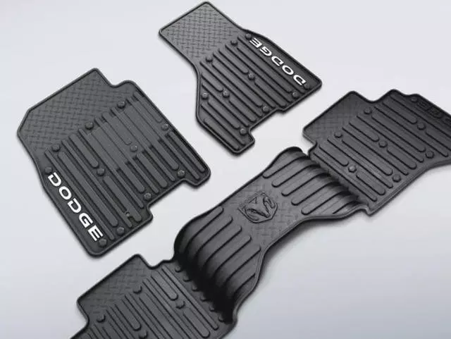 2009-2010 Dodge Ram 1500 2500 3500 Slush Mats Front Set MOPAR GENUINE OEM NEW