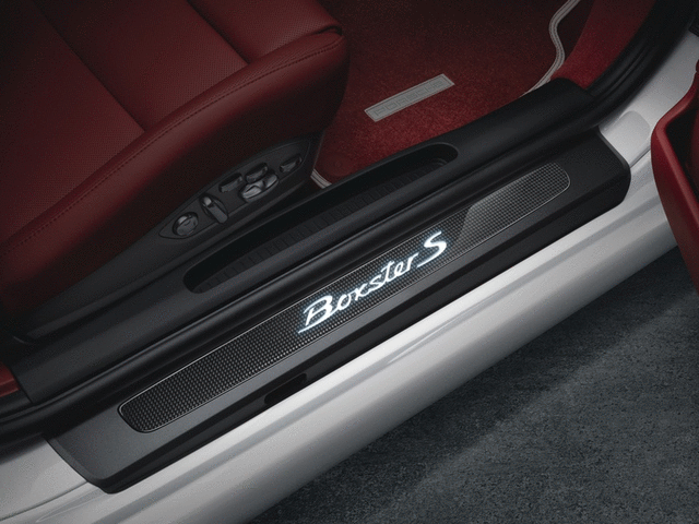 2013-2023 Porsche - Door Entry Guards In Carbon - Illuminated