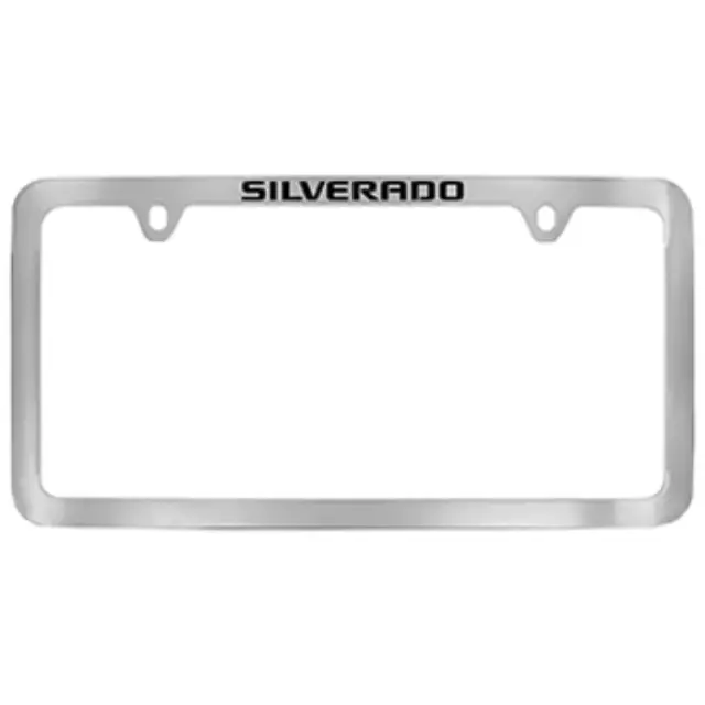 License Plate Frame, Silverado Logo