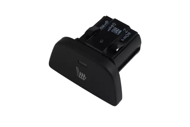 Jet Black Rear Driver Side Seat Heater Switch