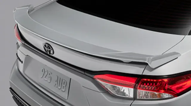 Genuine Official Toyota Apex Rear Spoiler - Classic Silver