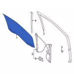 2023-2024 Ford - Door Glass