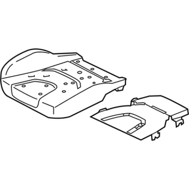 FT4Z-58632A22-P - Seat Cushion Pad Ford Parts Direct