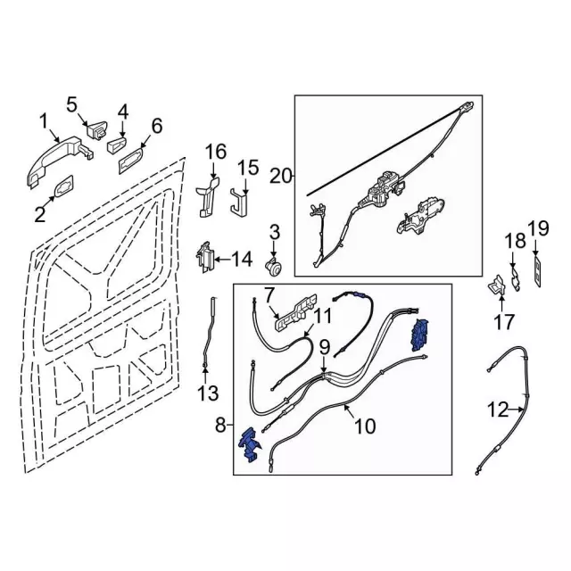 sk4z61264a00a - Ford Latch | Levittown Ford Parts