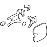 2009-2019 Ford Flex - Fuel Door