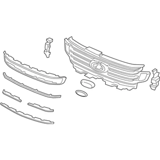2018-2021 Ford Expedition Grille Assembly JL1Z-8200-AD | OEM Parts
