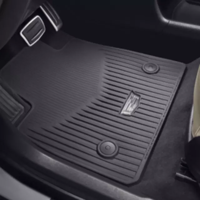 OEM GM Carpeted Floor Mat Set – 2020-2024 XT6 – 1st, 2nd & 3rd Row – Black 84847637