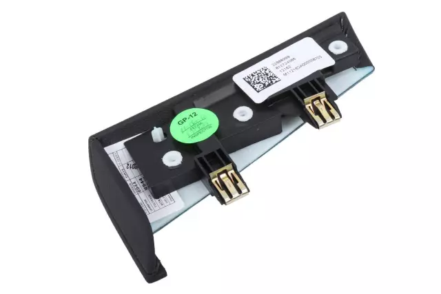 Jet Black Driver Side Instrument Panel Trim Plate Applique