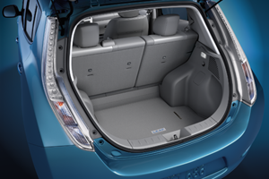 New OEM Nissan Leaf Rear Cargo Trunk Mat, Grey Carpeted 2013 2014 2015 2016 2017 Models with No Subwoofer 999e3-8z000 Genuine, Gray