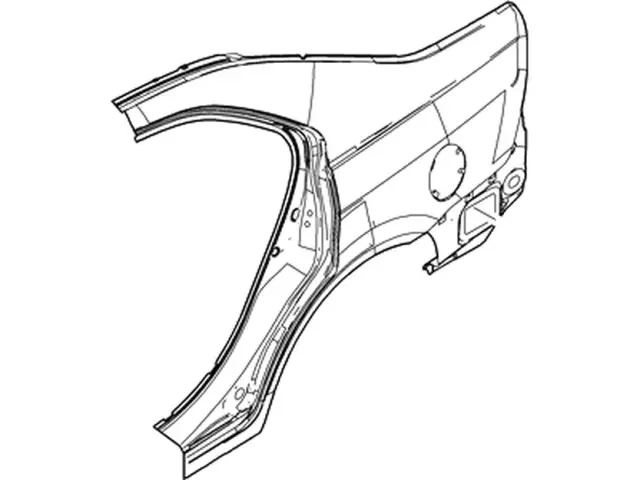 9E5Z-5427841-A - Quarter Panel 2010-2012 Ford | Ford Parts Distributor