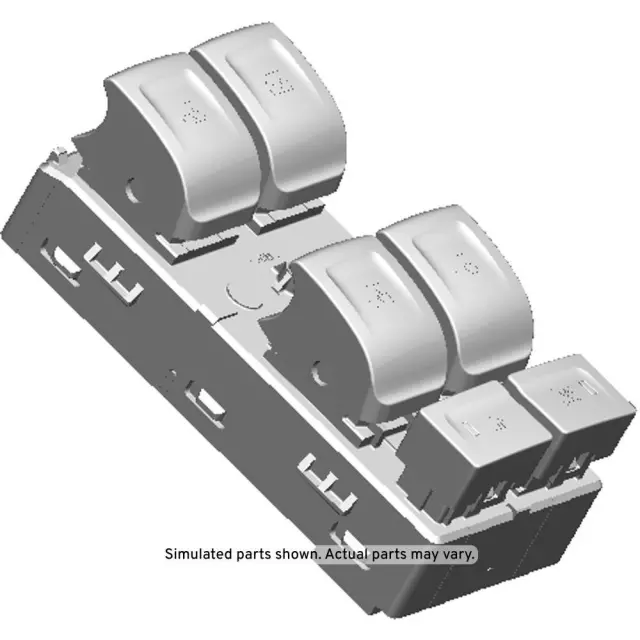 Black Front Driver Side Door Window Switch