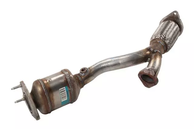 3-Way Catalytic Converter with Pipes and Gasket