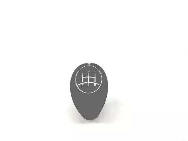 2008-2023 Subaru Knob-Gear Shift - Leather Black 5 M/T