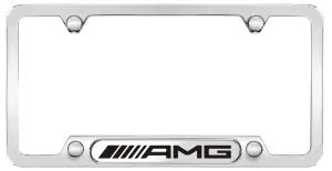 License Frame, Polished Stainless Steel