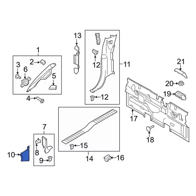 Front Upper Radiator Support Panel For 2015–2022 Ford F-150 2.7L / 3.5L / 5.0L – Metal