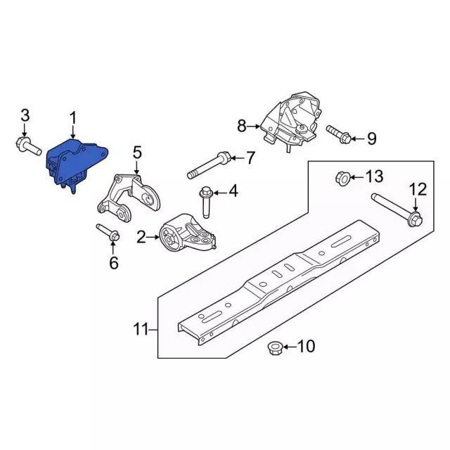 HL3Z-6038-K - Mount - Eastgate Ford Parts