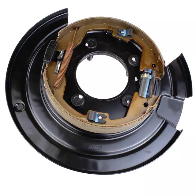 TRQ Rear Brake Dust Shield Backing Plates Pair For Ford F250 F350 F450 Super Duty 2005-2012