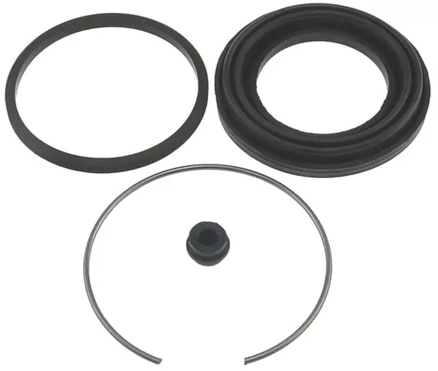 Front Disc Brake Caliper Boot and Seal Kit with Boot, Seals, and Cap