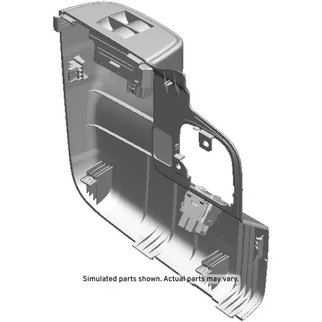 Pewter Front Driver Side Door Accessory Switch Mount Plate