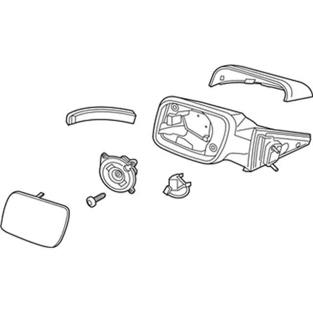 2016-2019 Ford Explorer Mirror Outside GB5Z-17682-KDPTM | OEM