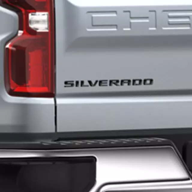 6-Piece Black High Country Emblem Badge Kit For 2019-2023 Chevy Silverado 3500 HD - Matte Finish