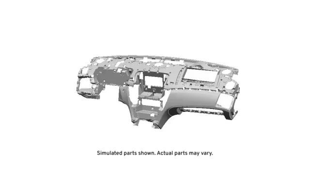 Ebony Instrument Panel Lower Trim Panel
