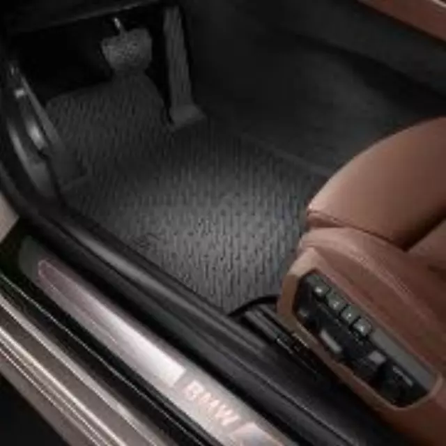 2015-2019 BMW - Rubber Floor Mats - Black Rear