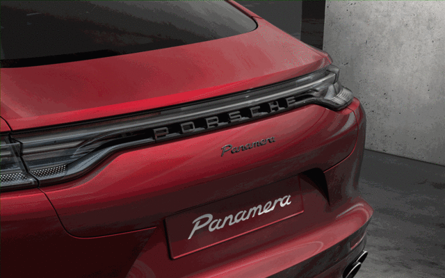 2023 Porsche Panamera - Painted Porsche Logo