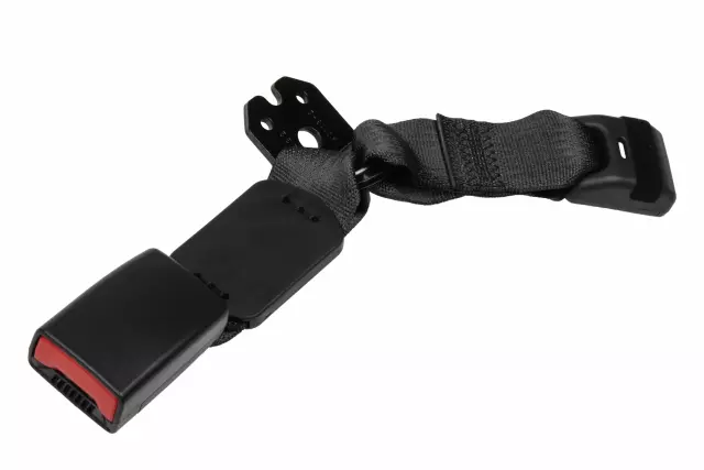 Black Rear Passenger Side Seat Belt with Buckle