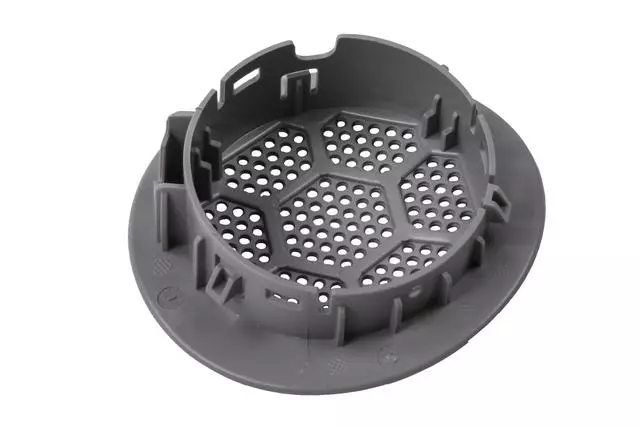 Light Ash Gray Driver Side Radio Front Center Speaker Grille