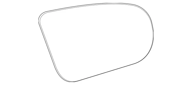 099-810-71-03 - Mirror Glass 2015-2026 Mercedes-Benz