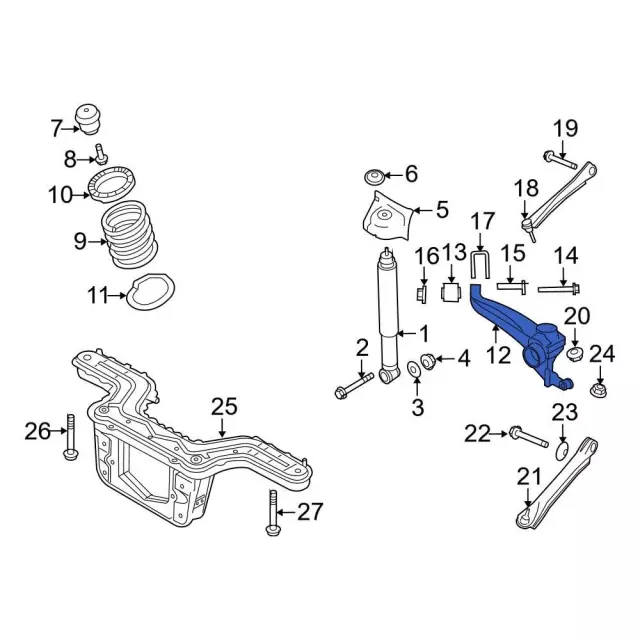 al8z5808b - Ford Trailing Arm | Levittown Ford Parts