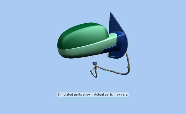 Black Passenger Side Mirror