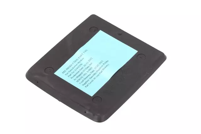 Jet Black Rear Floor Console Compartment Liner