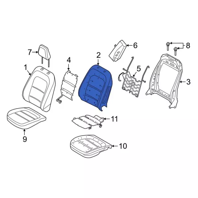 Seat Back Cushion