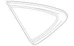 2019-2023 Mercedes-Benz - Side Window, Fixed