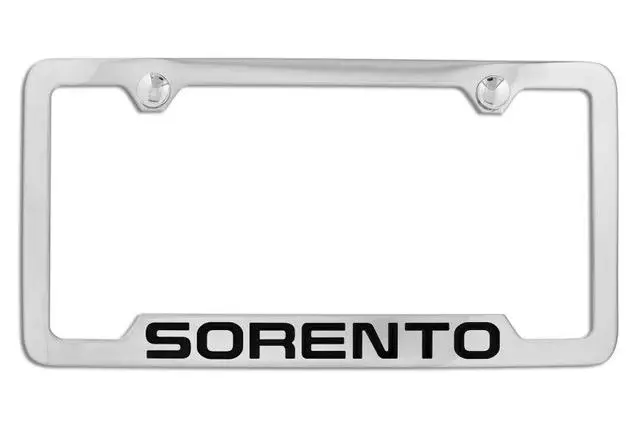 License Plate Frame - Chrome - Lower Logo