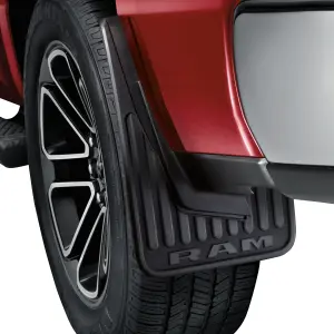 Splash Guards, Heavy-Duty Rubber (Rear) For Vehicles Without Production Fender Flares