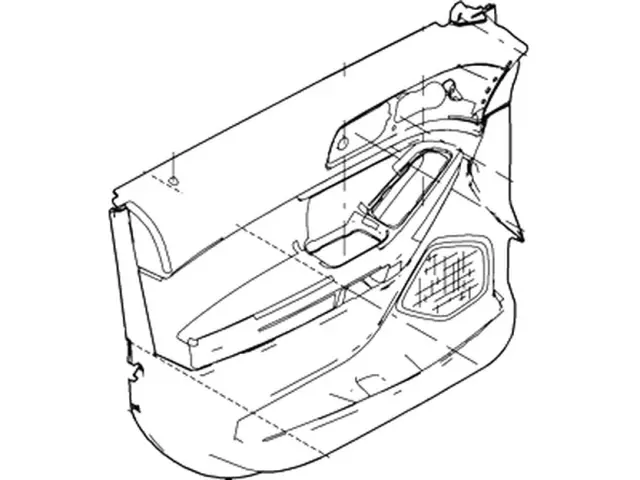 2013-2015 Ford Explorer Door Trim Panel - Driver's Side (LH) EB5Z