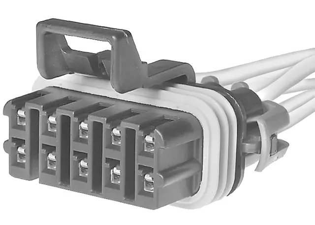 10-Way Female Black Multi-Purpose Pigtail