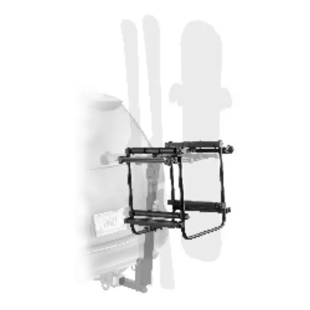 Hitch-Mounted Ski Carrier