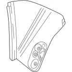 Quarter Glass - Passenger Side (RH)