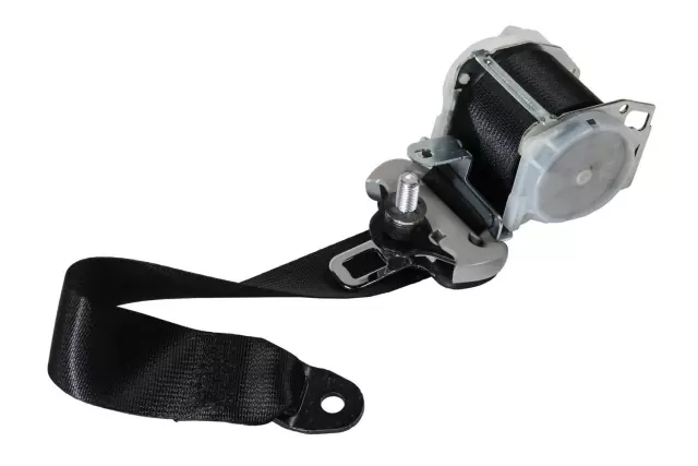 Gray Rear Passenger Side Seat Belt with Retractor