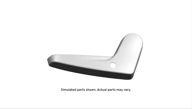 Jet Black Rear Driver Side Seat Frame Outer Finish Cover