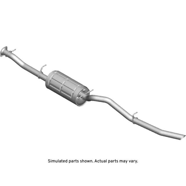 Exhaust Muffler with Exhaust Pipe