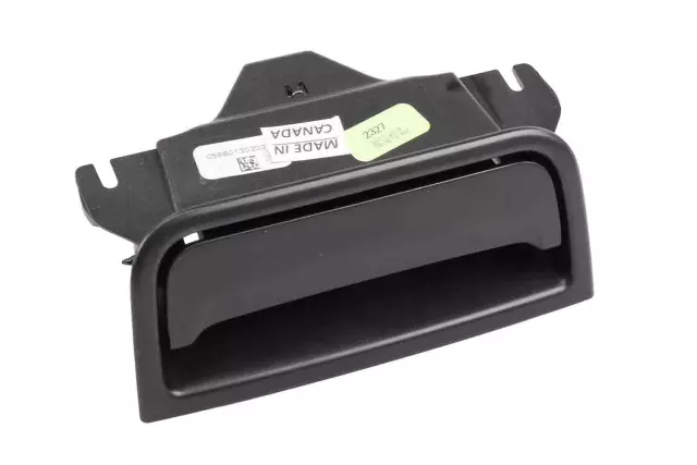 Black Carbon Metallic Front Floor Console Compartment Bezel