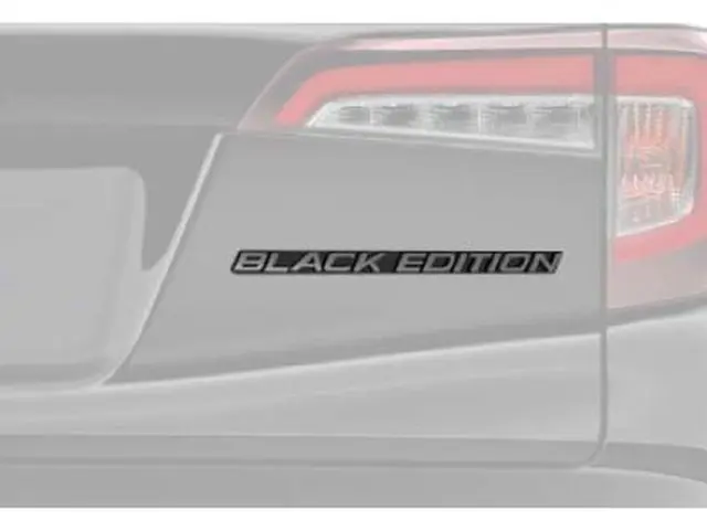 2020-2023 Honda Gloss Black - Black Edition Emblem 08F20-TG7-100G