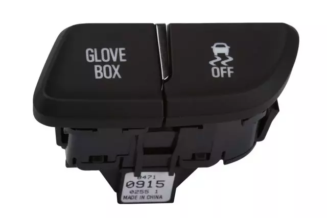 Black Vehicle Stability Control System Switch